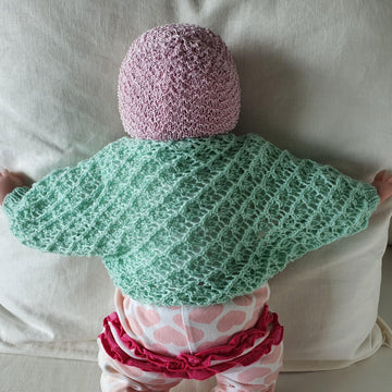 Josie - Baby’s 4ply lace shrug