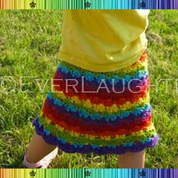 Colorful Waves Skirt
