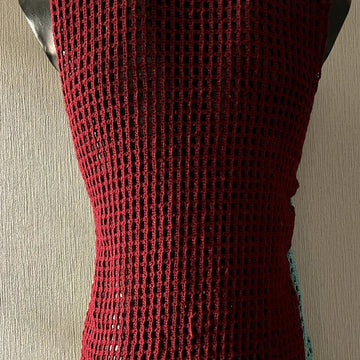 Crossover Mesh Tank Top