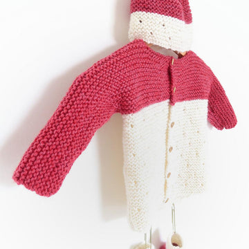 Strawberry Seed Baby Sweater
