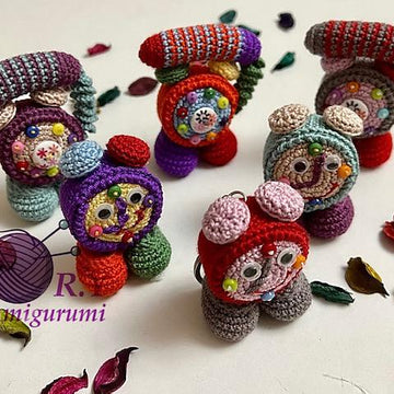 Recycle Amigurumi clock & phone