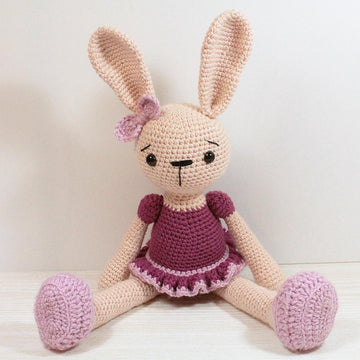 Crochet Amigurumi Rabbit Ballerina pattern