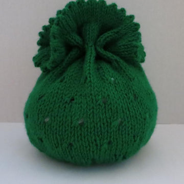 Gift Bag, Tote Bag, Seamless Knitted in the Round