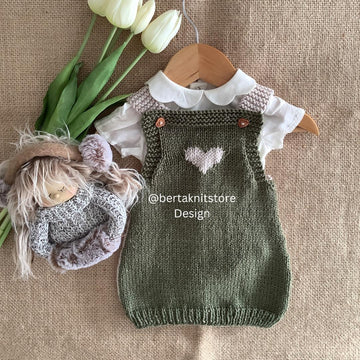 Little Heart Dress Knitting Pattern