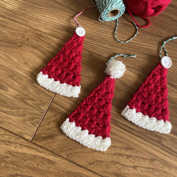 Crochet Santa Gonk Decoration