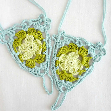Flower Motif Barefoot Sandals