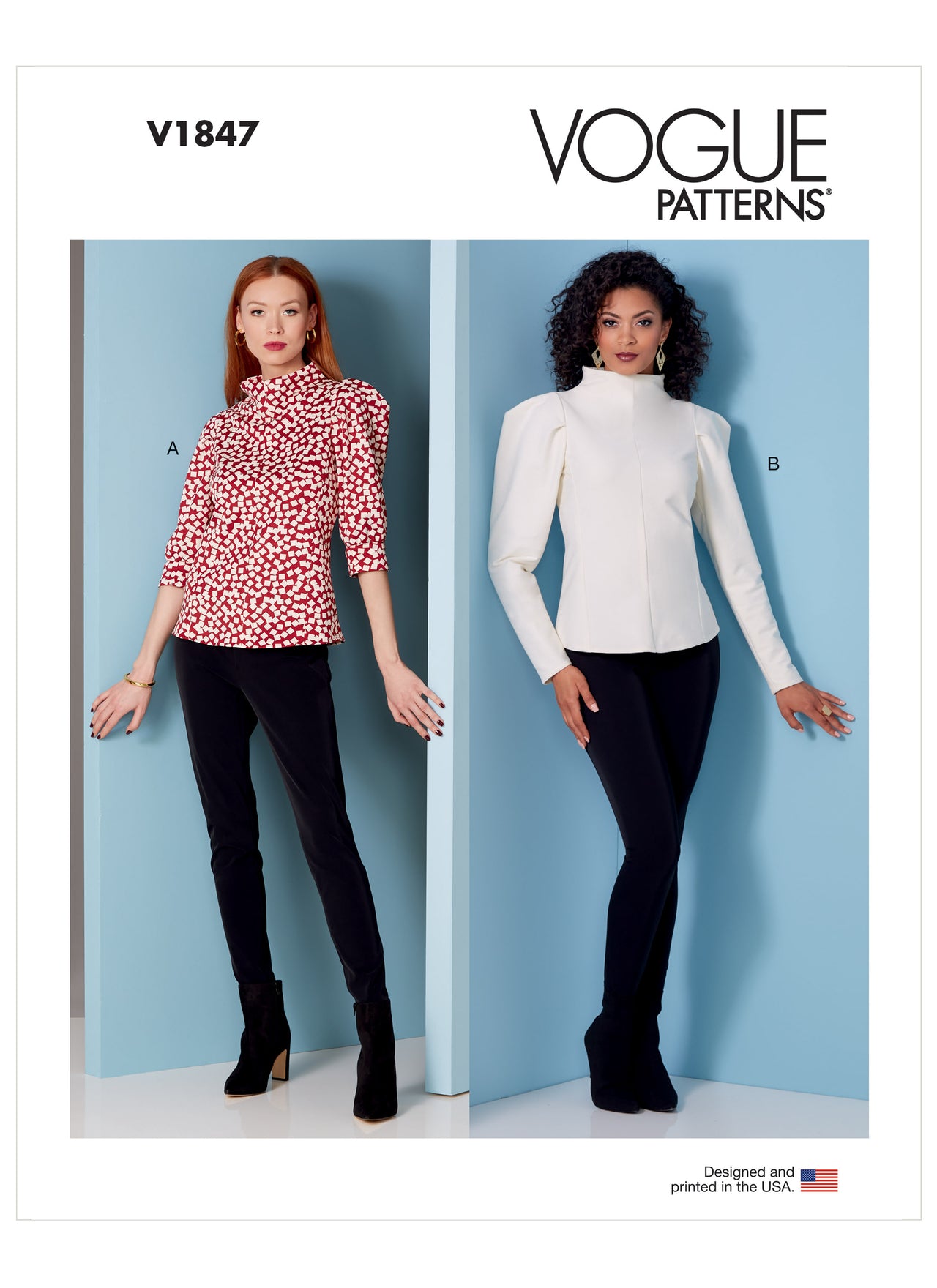 Vogue Misses' and Misses' Petite Top V1847 - Sewing Pattern