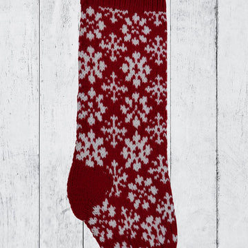 Snowflake Flower Stocking