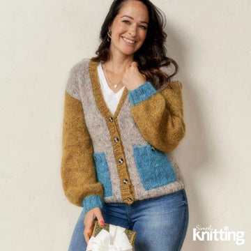Colour Block Cardigan