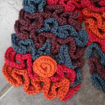 Snake Stitch Neck Warmer or Scarf