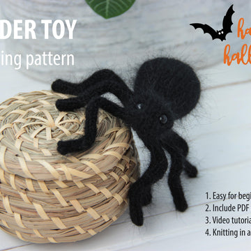 Knitted Spider Tarantula