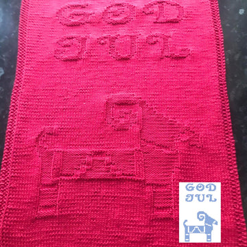 Nr. 342 Goat God Jul guest towel