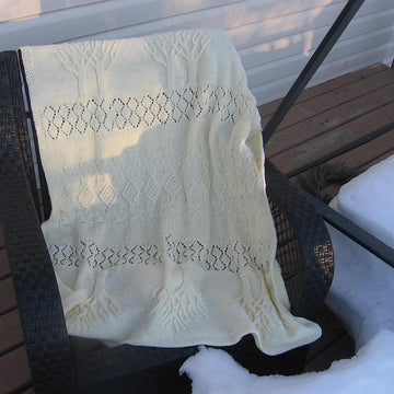 Banyan Love Super Sampler Baby Afghan Lap Blanket 45" x 50"