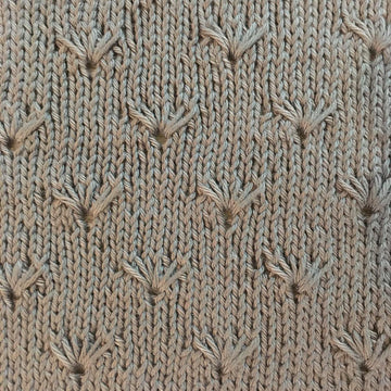 Knitted Square Daisy Stitch