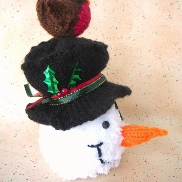 Snowman & robin chocolate orange cover