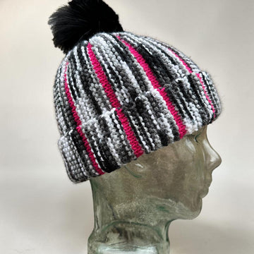 Scrap Yarn Beanie Hat