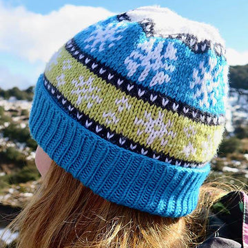 Snowflake Striped Hat