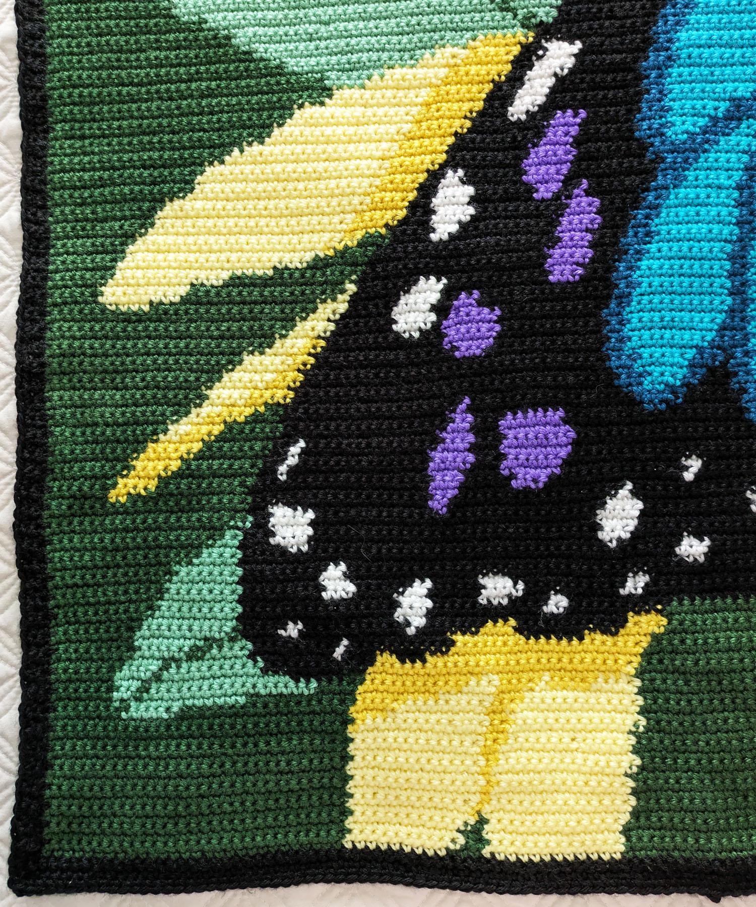 Majestic Butterfly Afghan