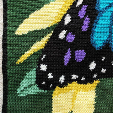 Majestic Butterfly Afghan