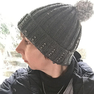 Beads and Ribbing Hat