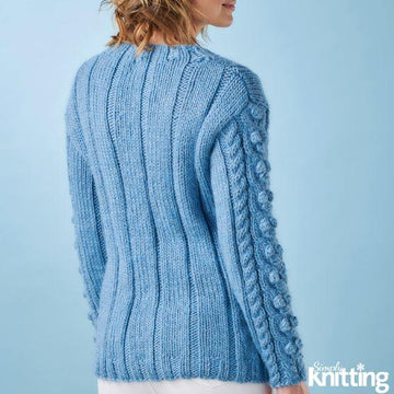Bobble and Rib Jumper
