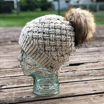 Diagonal Weave Slouch
