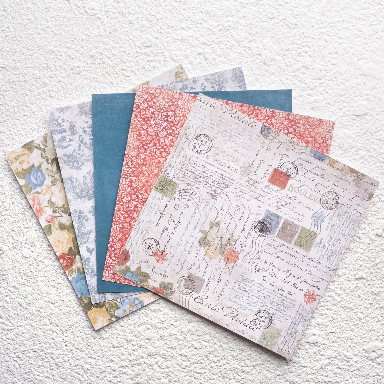 American Crafts BoBunny Single-Sided Paper Pad 6"X6" 36/Pkg - Boulevard, 12 Designs/3 Each