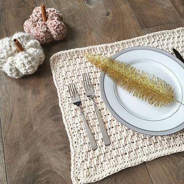 Tunisian Moss Placemat