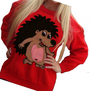 Cartoon Hedgehog Jumper