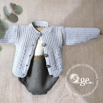 Corliss Cardigan and Romper - P163+ P162