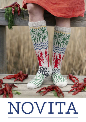 Crab Socks in Novita Nalle & Muumitalo - Moominhouse - Downloadable PDF