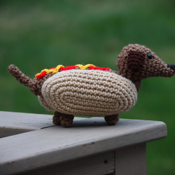 Hot Dog Dachshund Amigurumi