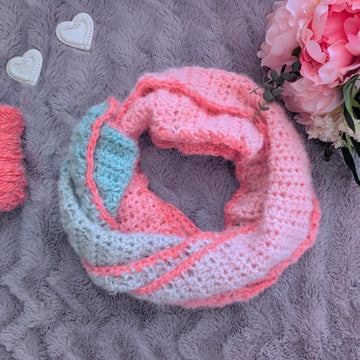 Crochet Rose Garden Scarf Pattern