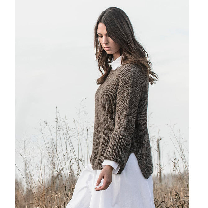 Preston Pullover in Blue Sky Fibers Techno - 20177 - Downloadable PDF