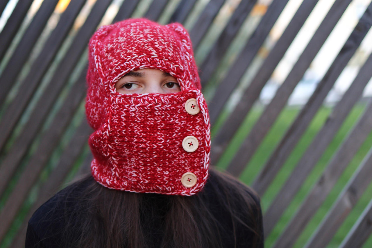 Winter Balaclava Knitting Pattern (Bulky Weight)