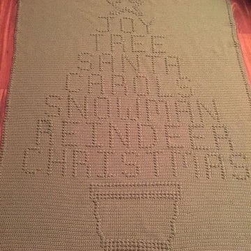 Word tree x-mas