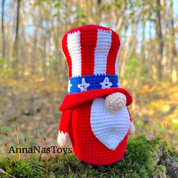 Patriotic gnome USA (boy)