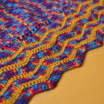 Ripple shawl