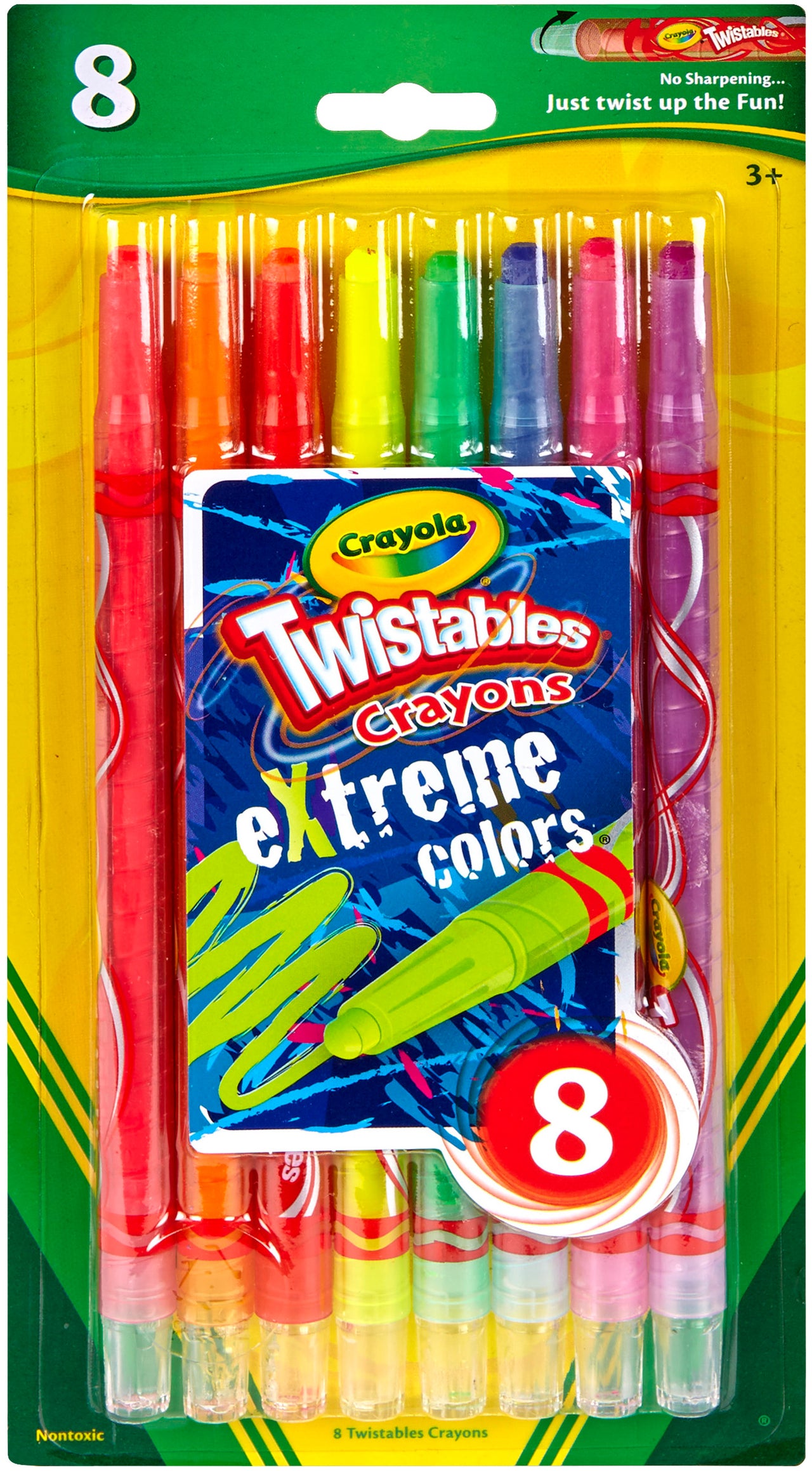 Crayola Twistables Extreme Color Crayons - 8/Pkg