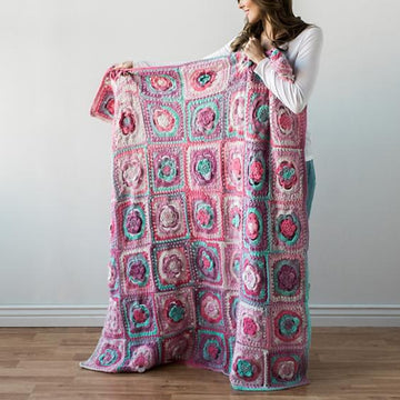 Tinted Mayapple Flower Blanket