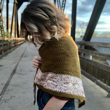Golden Sparrow Shawl