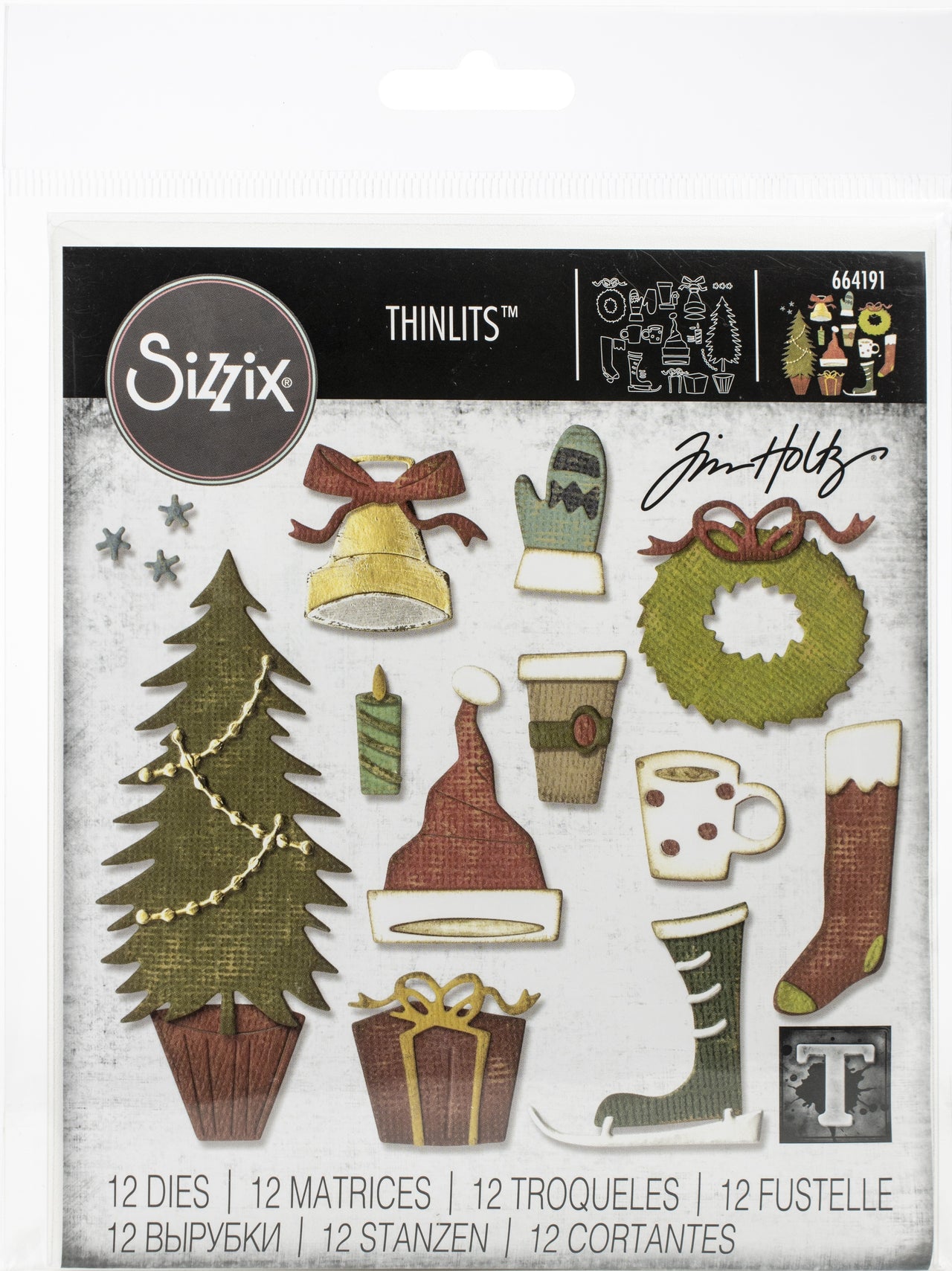 Sizzix Thinlits Dies By Tim Holtz - Festive Things