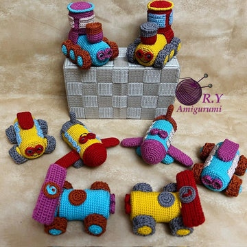 Amigurumi Recycle mini happy engines