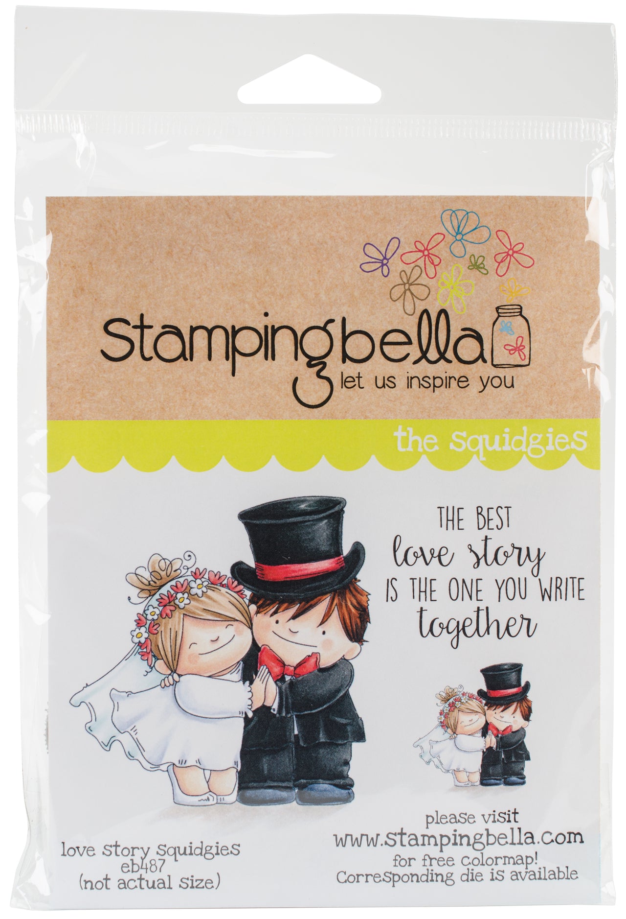 Stamping Bella Cling Stamps - Love Story Squidgy