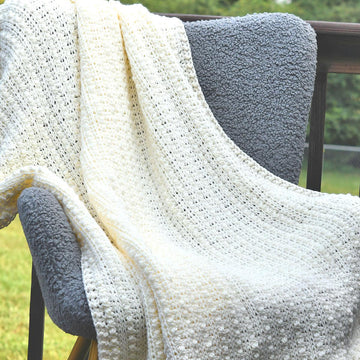 Tunisian Mini Cables Afghan