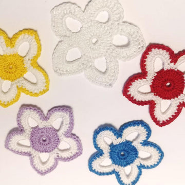 Easy star flower pattern