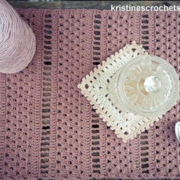 Rustic Table Runner Written Pattern