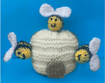 Bee Hive chocolate orange cover or 7 cms toy