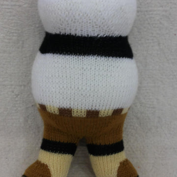 Toy  knitting paterns -Knitted Panda  kung fu