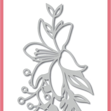 Uniquely Creative Metal Dies - Lily Bouquet